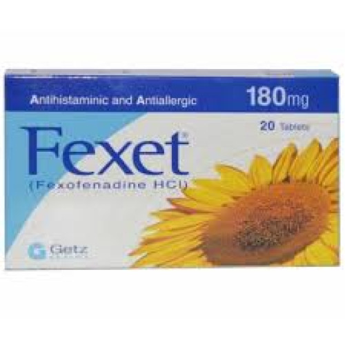Fexet (Fexofenadine HCl) Tablet 180mg